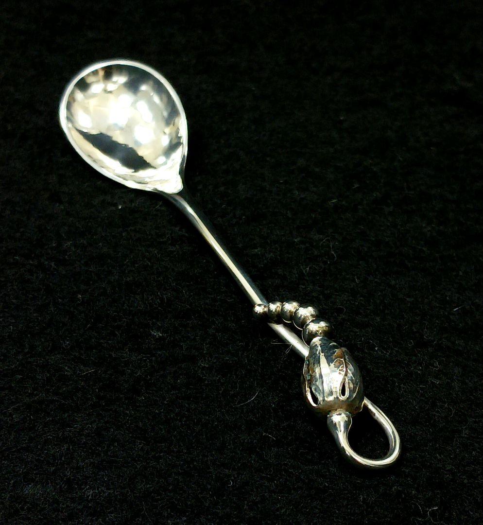 Y2125-2 ジョージジェンセン ブロッサム コーヒースプーン シルバー925