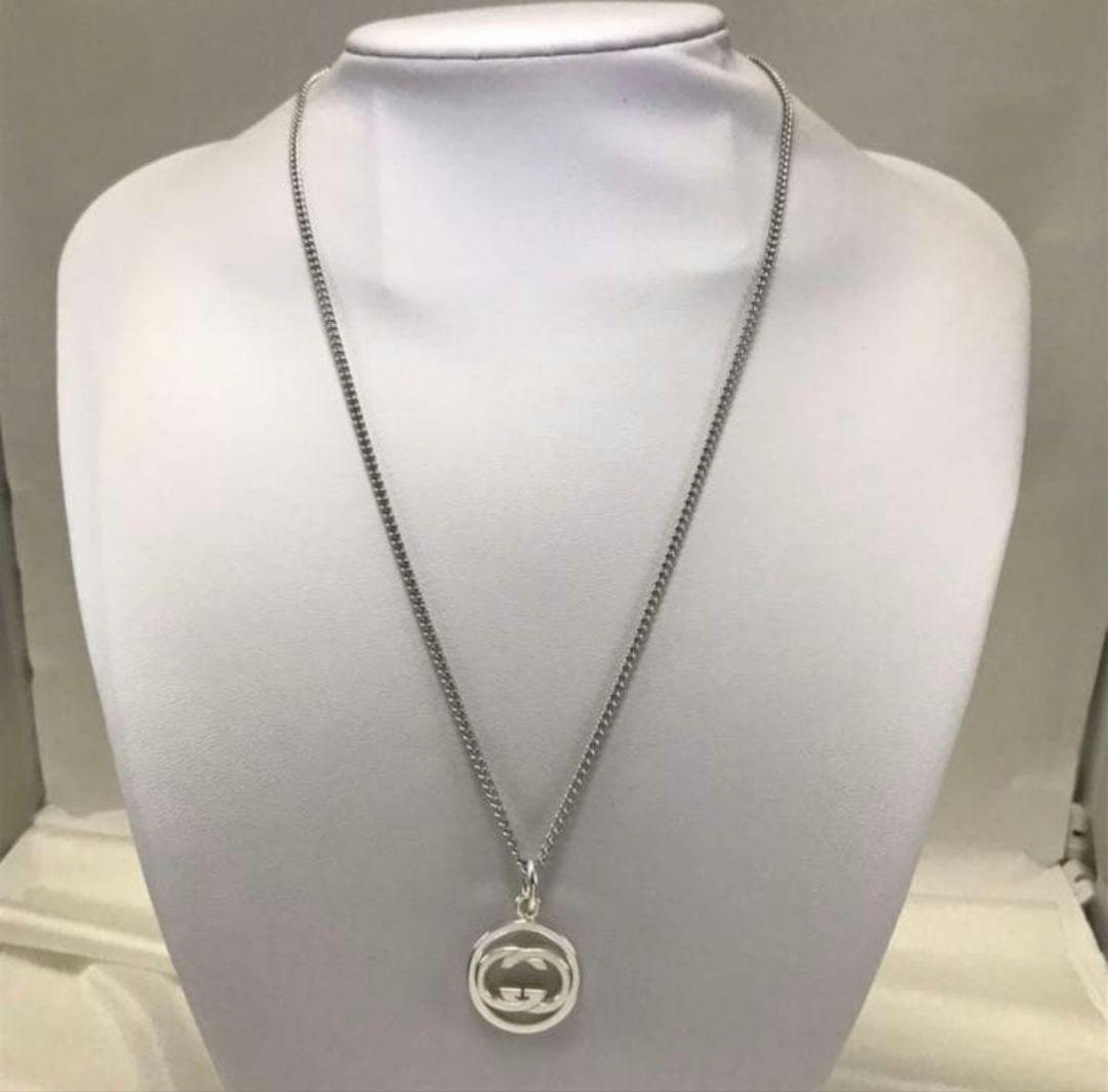 洗浄済み GUCCI グッチ ネックレス GG トップ ネックレス 925