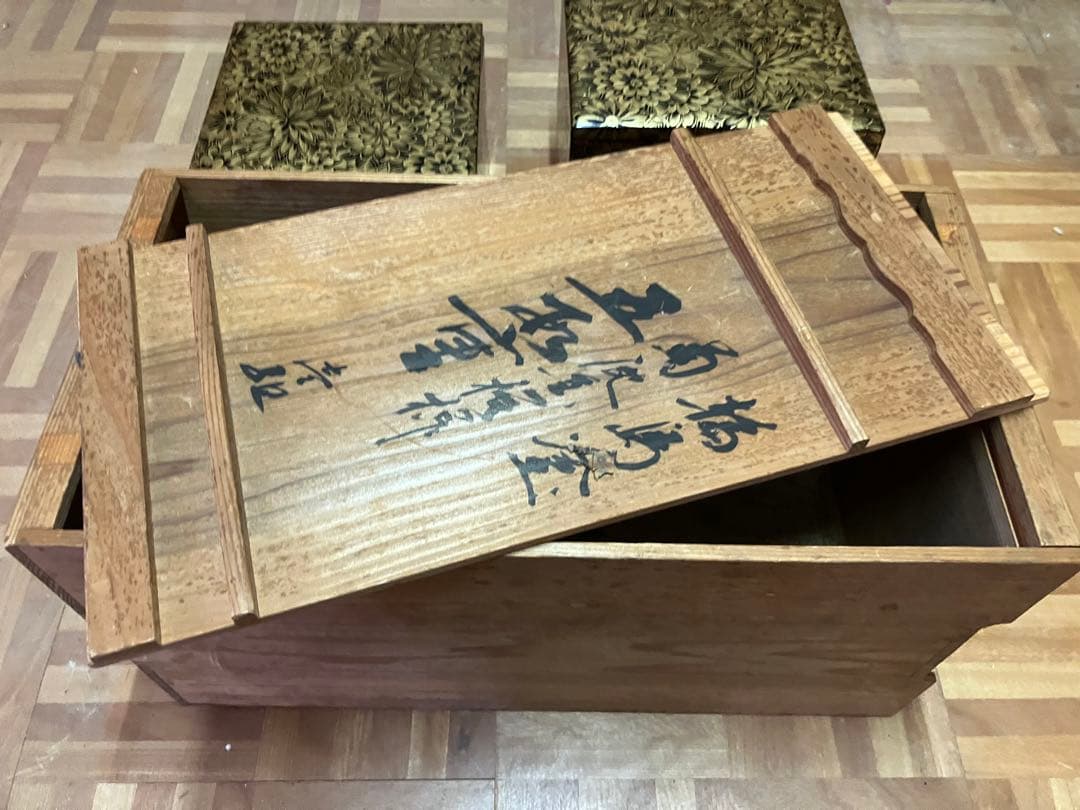 輪島塗　二段重箱　三段重箱　お正月