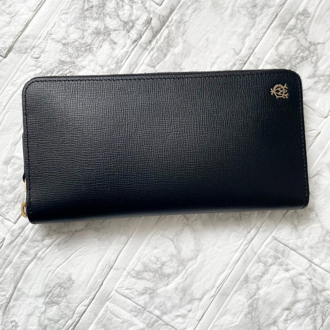 未使用級✨dunhill ダンヒル 長財布　カドガン　ラウンドジップ　ブラック