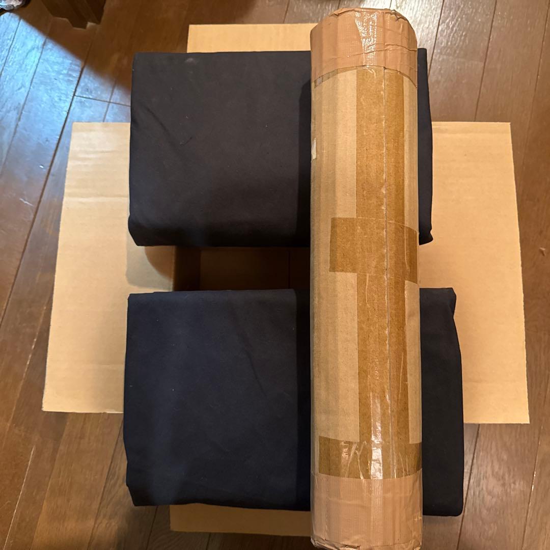 デッドストックポーランド軍幕将校ネイビーサイズ3 ニ股ポールセット