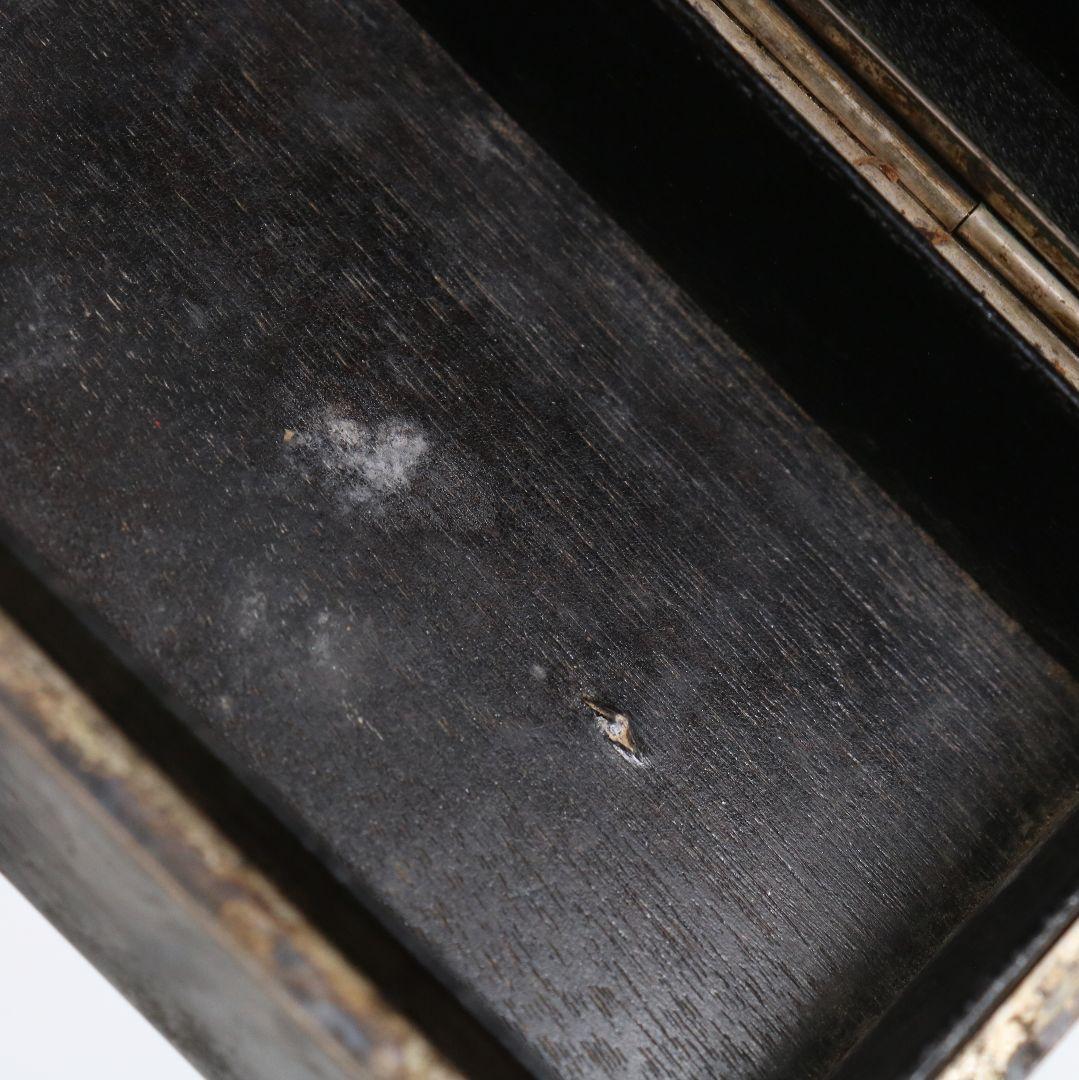 銀巻煙草箱 小箱 蓋物 銀製 STERLING950 約108g　N860　N6