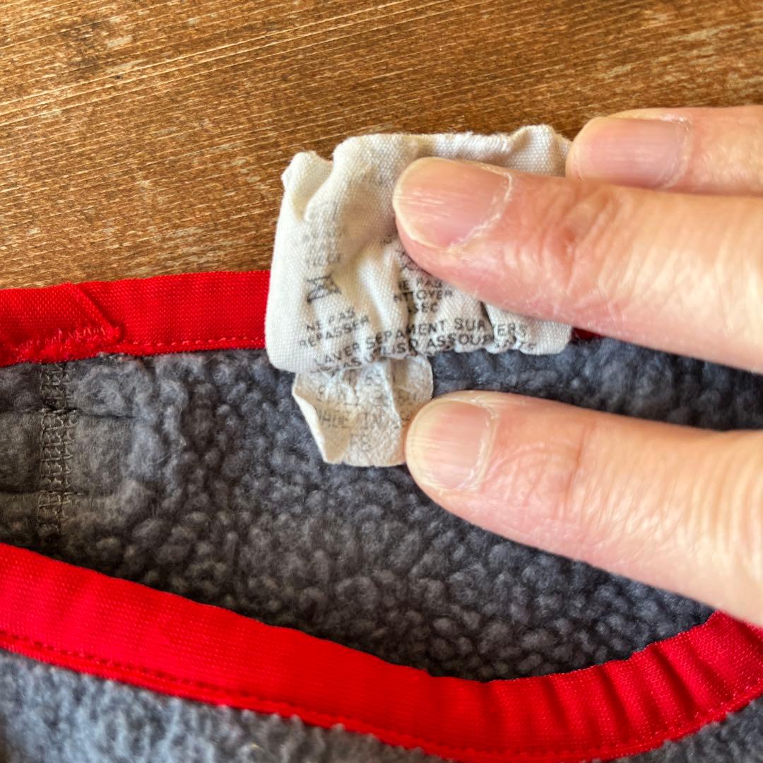 98年製 patagonia ネックゲイター グレー✖️レッド