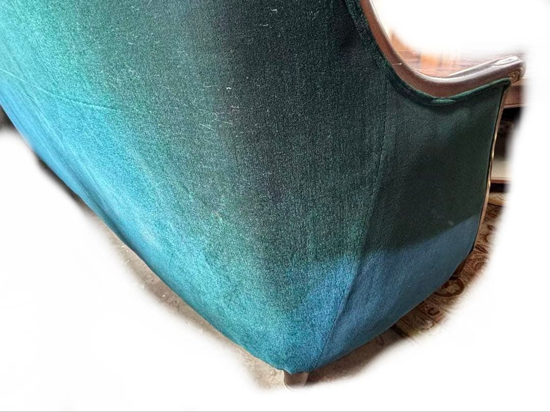 アンティーク　レトロなmaruniソファー