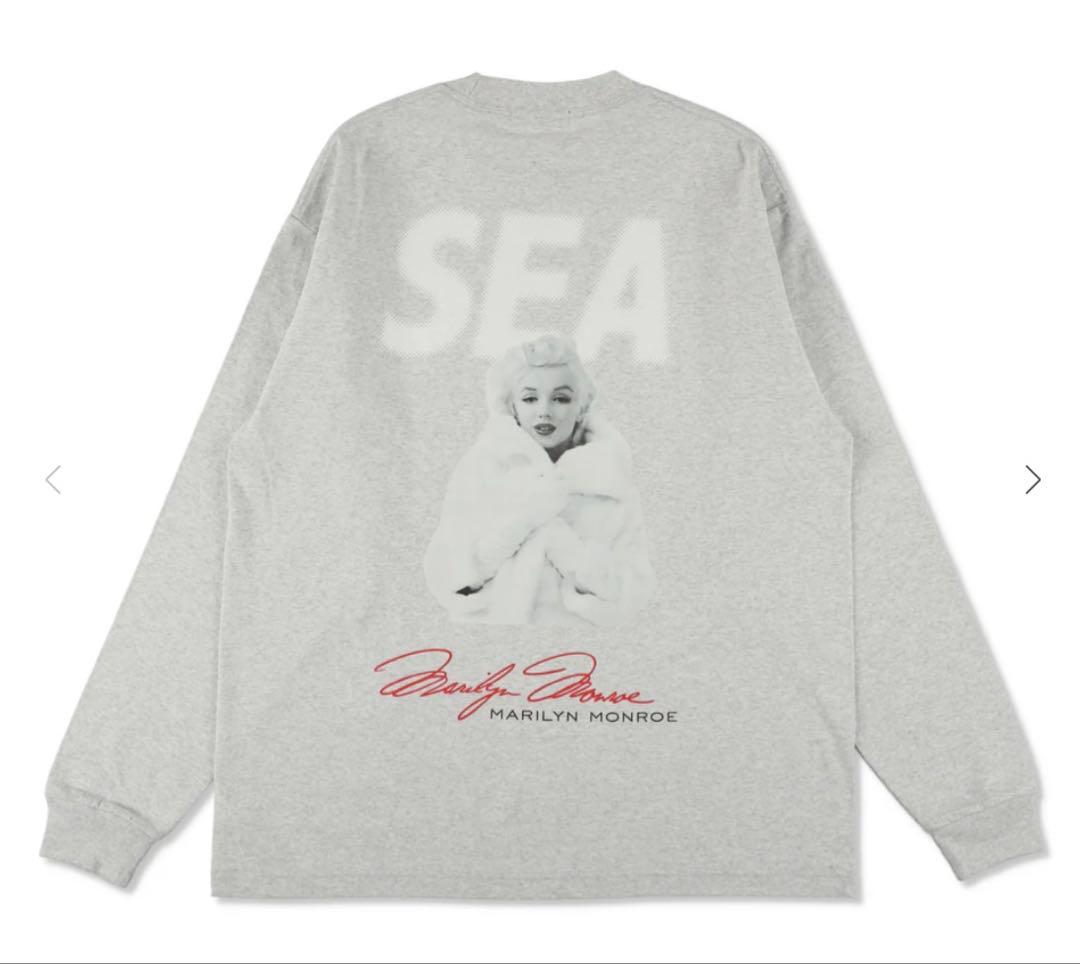 windandsea マリリンモンロー LS Tシャツ グレーL