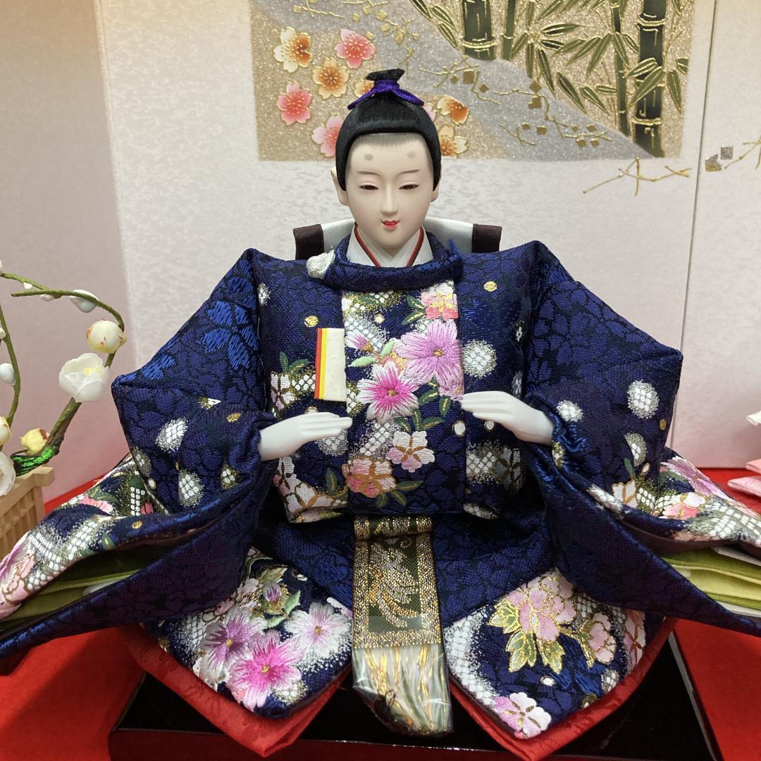 G8 可愛い　ひな人形　親王と官女のみ　人形のみ　コンパクト雛　三段飾り雛