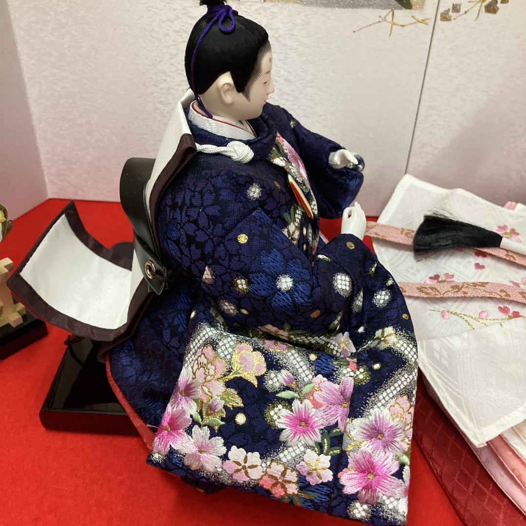 G8 可愛い　ひな人形　親王と官女のみ　人形のみ　コンパクト雛　三段飾り雛