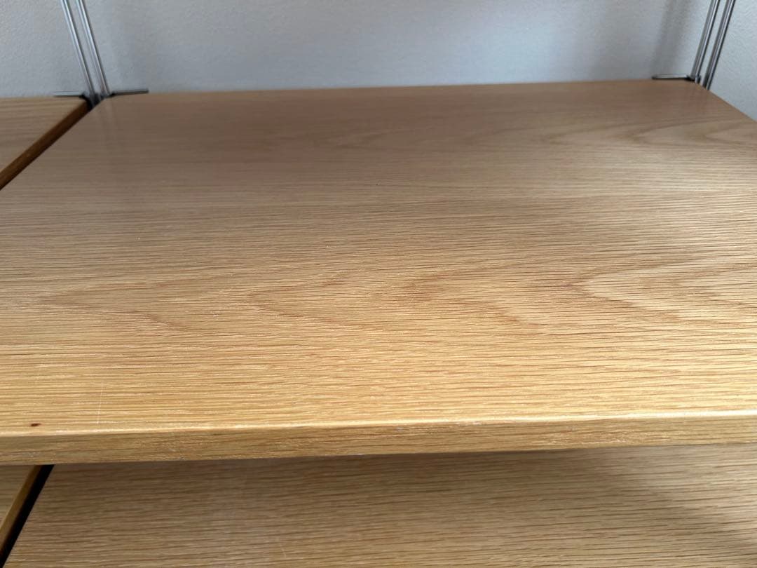 無印良品 ステンレスユニットシェルフ オーク材 AVラックセット