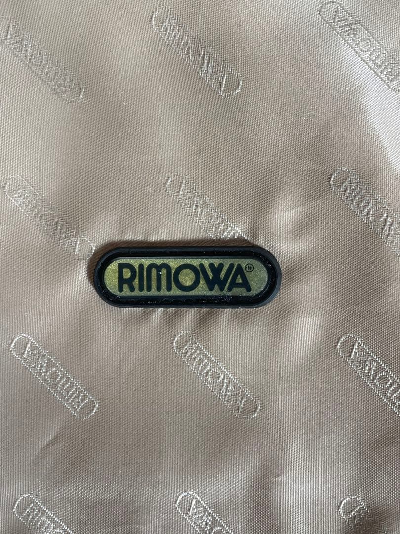 【超希少】RIMOWA/リモワ純正ガーメントバッグベージュ（定価15000円）