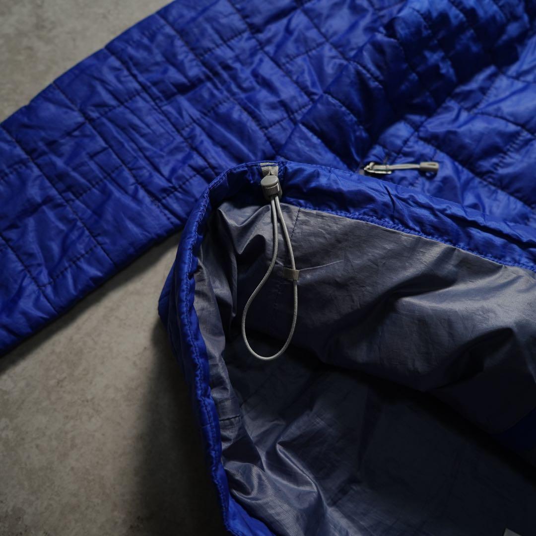 Patagonia ナノパフフーディ レディース ブルー