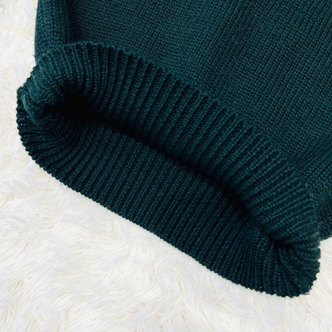 Polo by Ralph Lauren ウールニット Pロゴ グリーン S相当