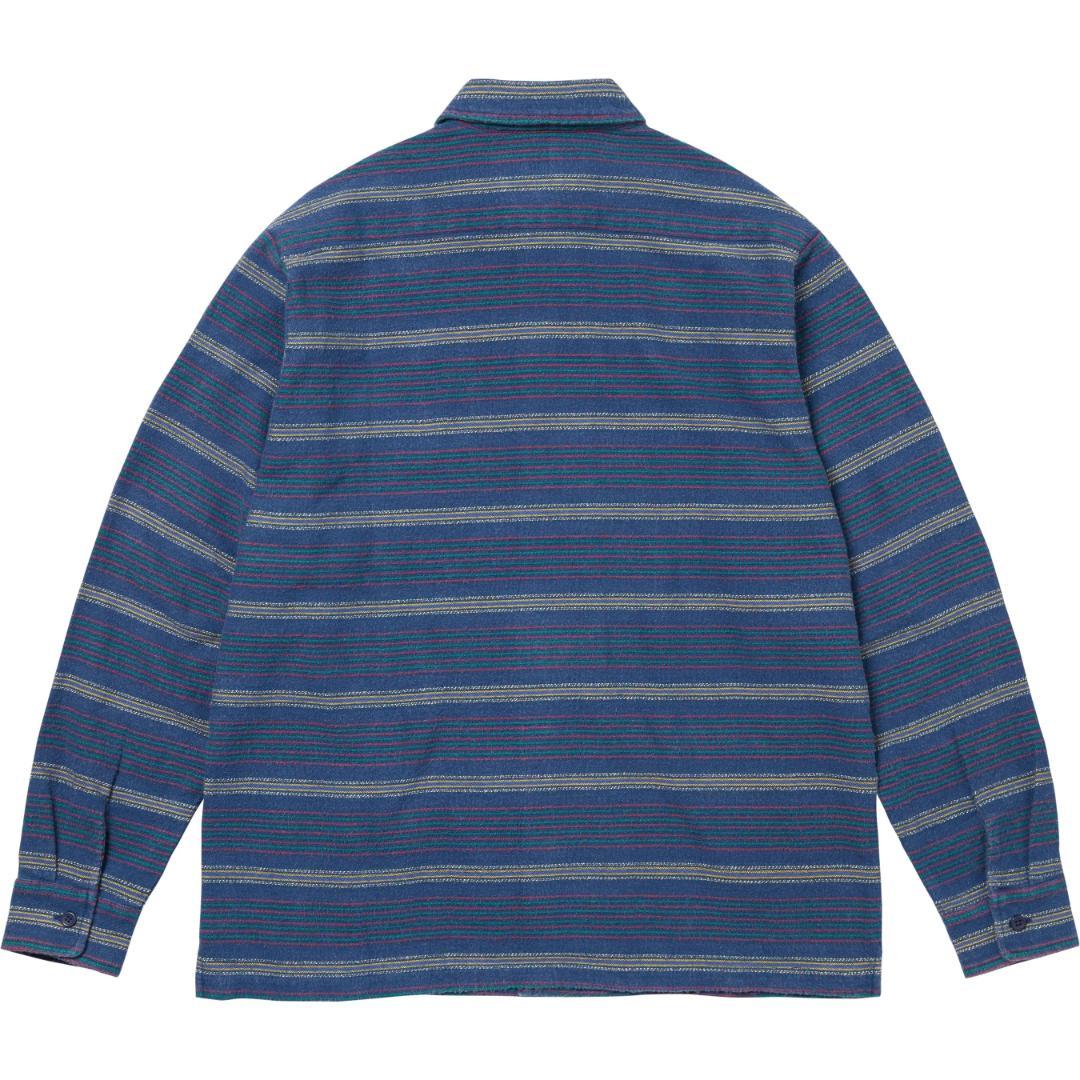 Lサイズ 24aw Supreme Woven Stripe Shirt