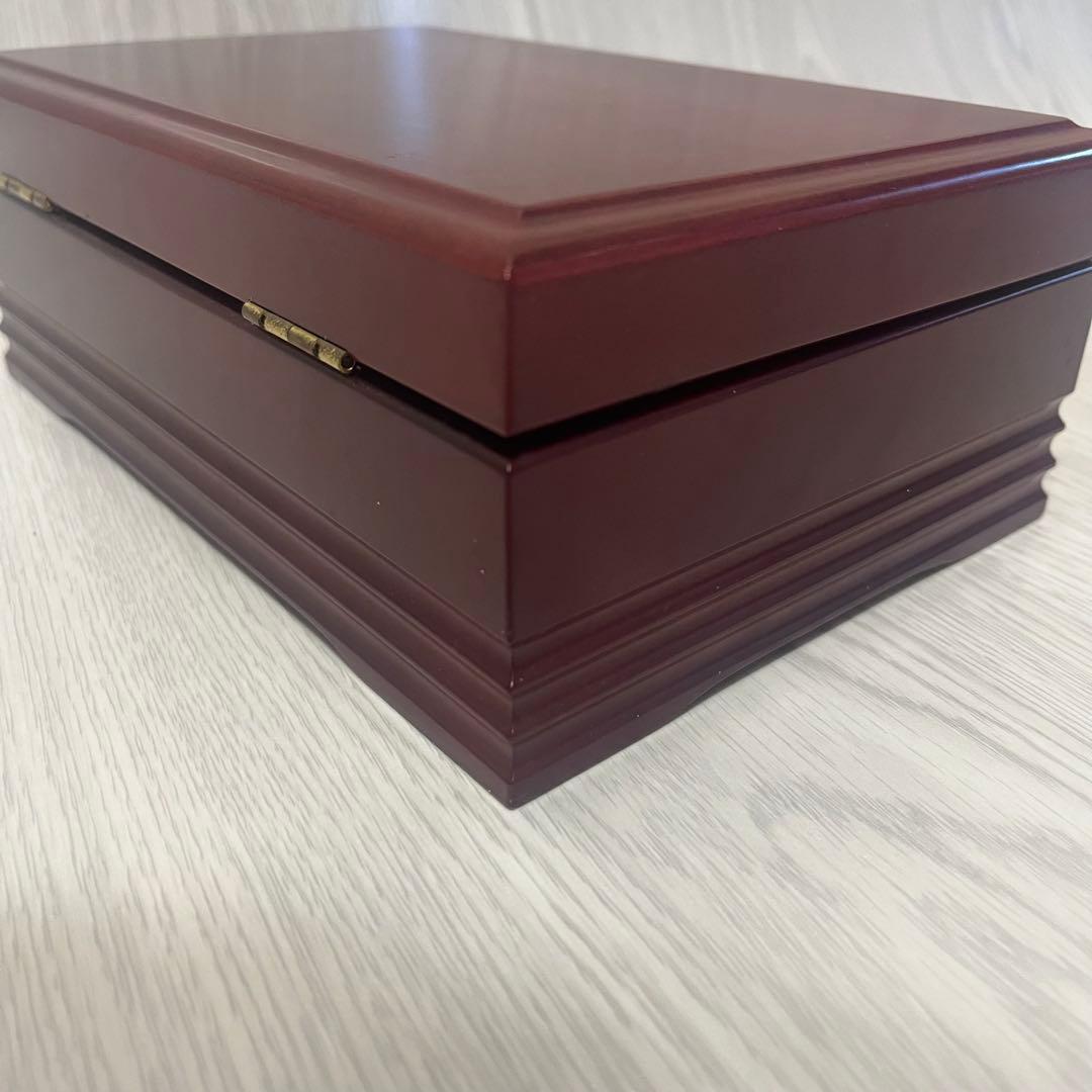 サンキョー オルフェウス マホガニー材 木製オルゴールSankyo