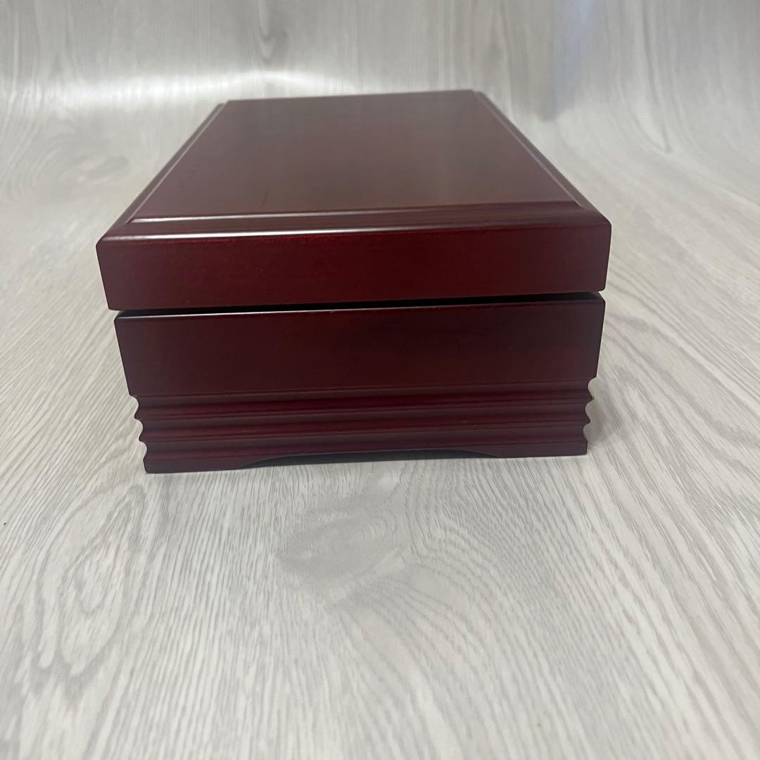 サンキョー オルフェウス マホガニー材 木製オルゴールSankyo