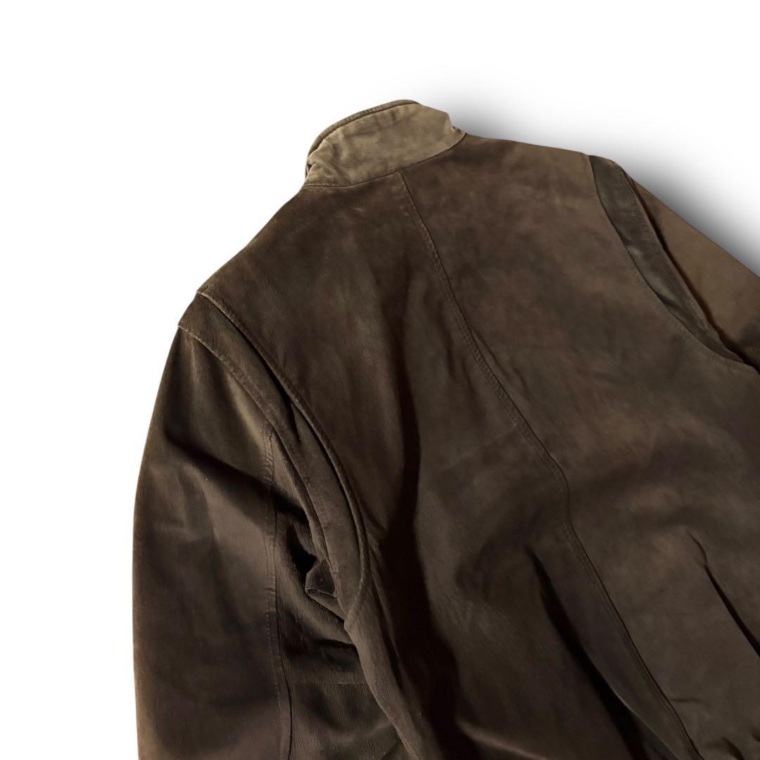 Eddie BauerスエードレザージャケットG9タイプブルゾン本革ブラウンXS