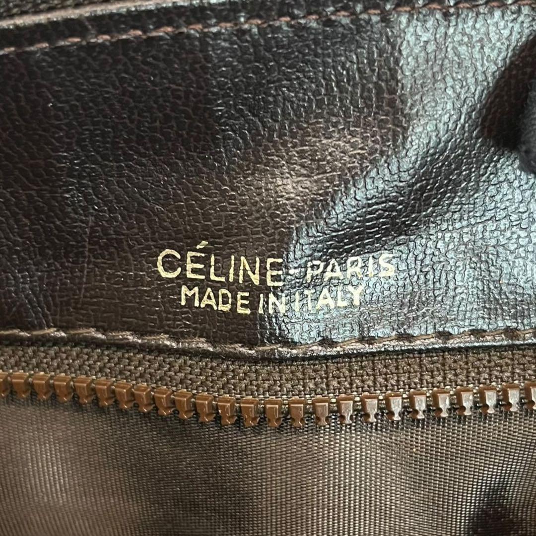 美品　CELINE 208 ボストンバッグ　トリオンフ　マカダム柄　総柄