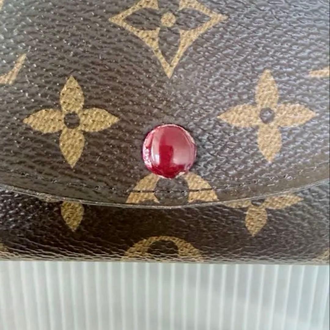 美品Louis Vuitton モノグラム ポルトモネ・ロザリモノグラム