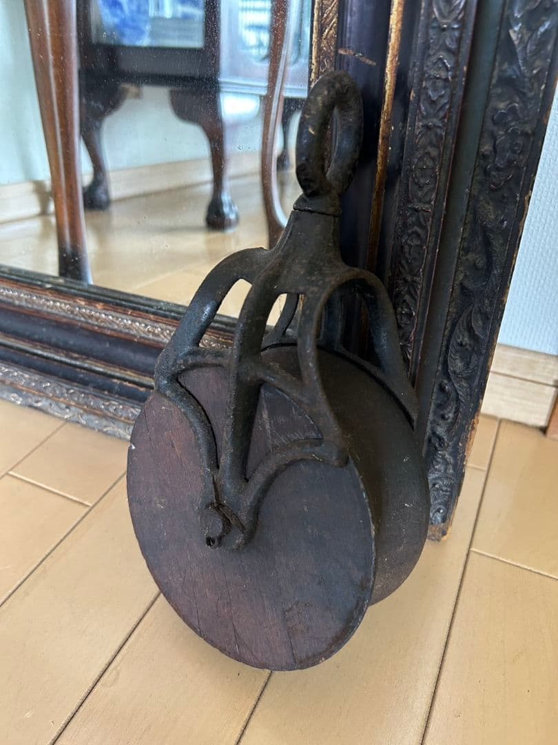 フランス製　滑車