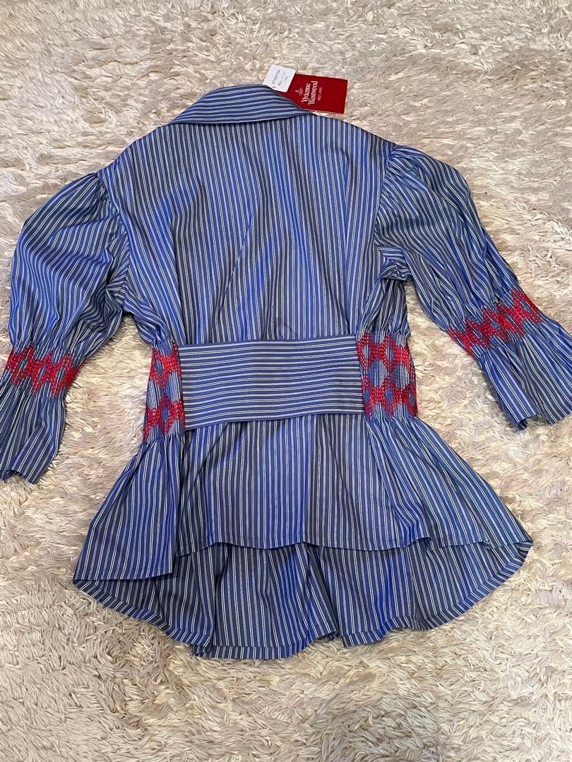 【もえさん専用】#ビビアンウエストウッド　シャーリング　ブラウス