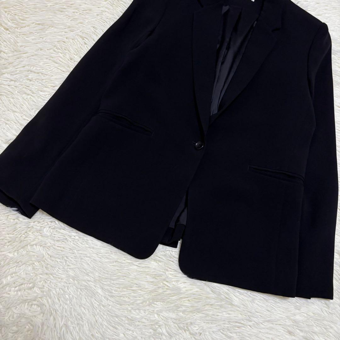 美品 PLST プラステ セットアップ パンツ スーツ 　黒 ブラック