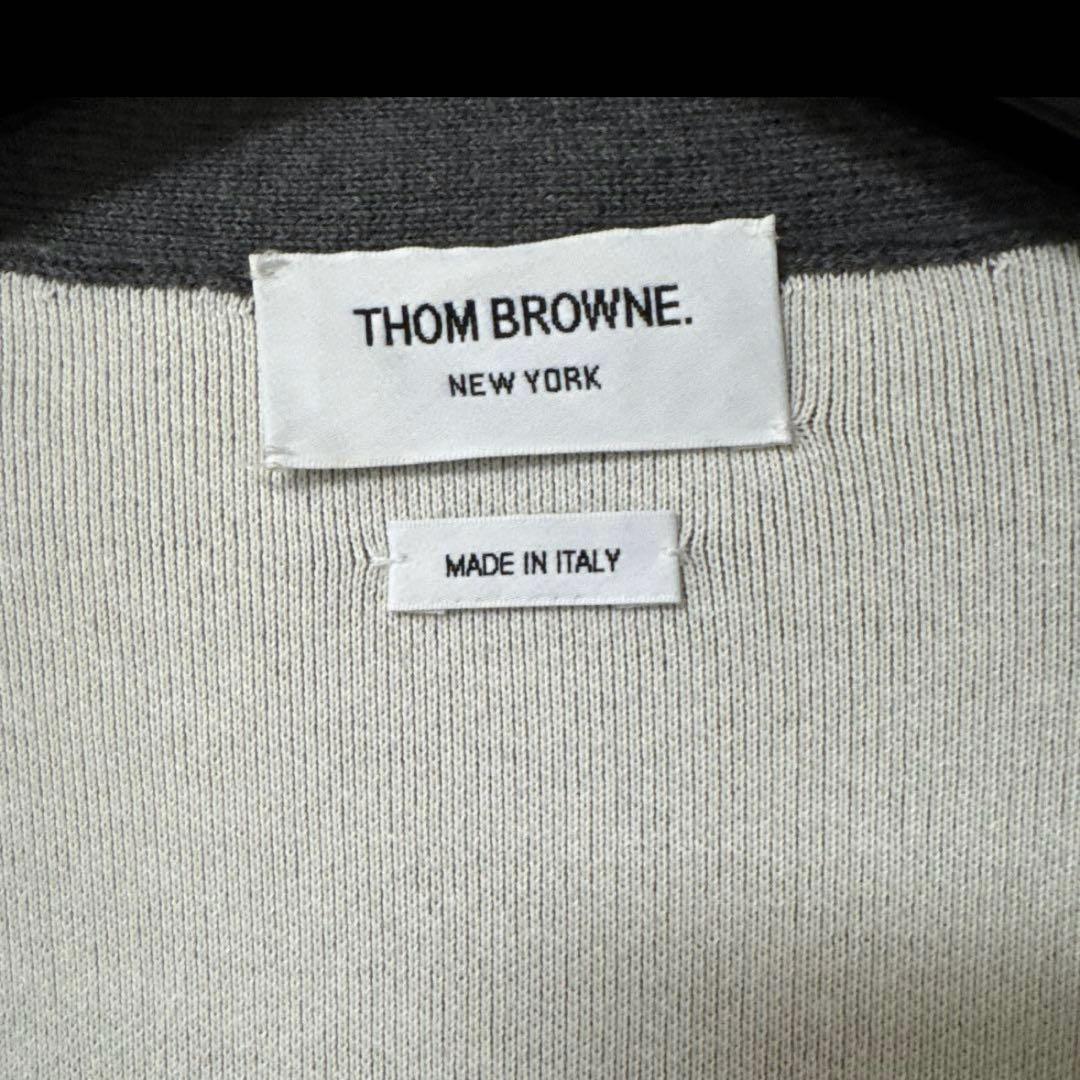 Thom Browne 4BAR ヘクター カーディガン グレー