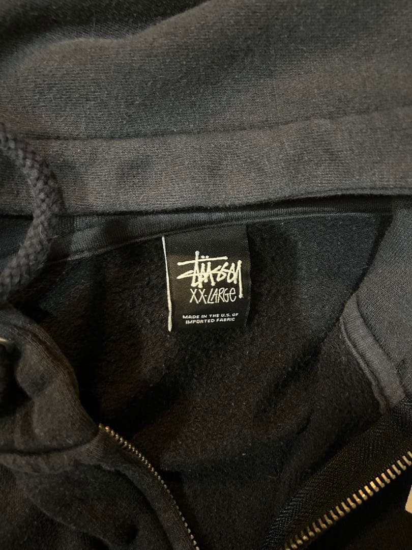 U.S製 STUSSY ジップパーカー XL