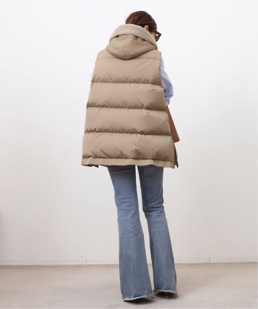 【LOU ANDREA/ルーアンドレア】２WAY DOWN VEST