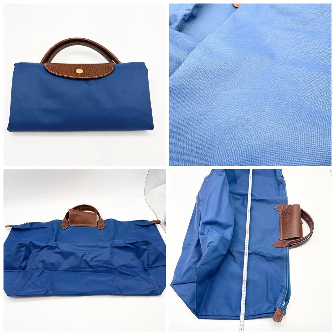 極美品　ロンシャン ルプリアージュ トートバッグ 大型 XL ネイビー
