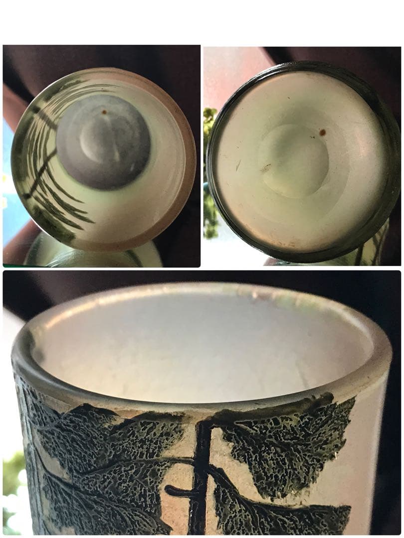 極希少♪ルグラLegrasラマルティーヌ Lamartine大型花瓶☆湖水風景文