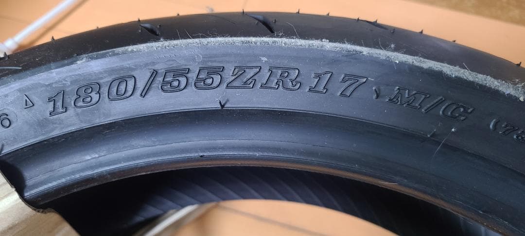 新車外しロードスポーツ2 前後120/70ZR17 180/55ZR17