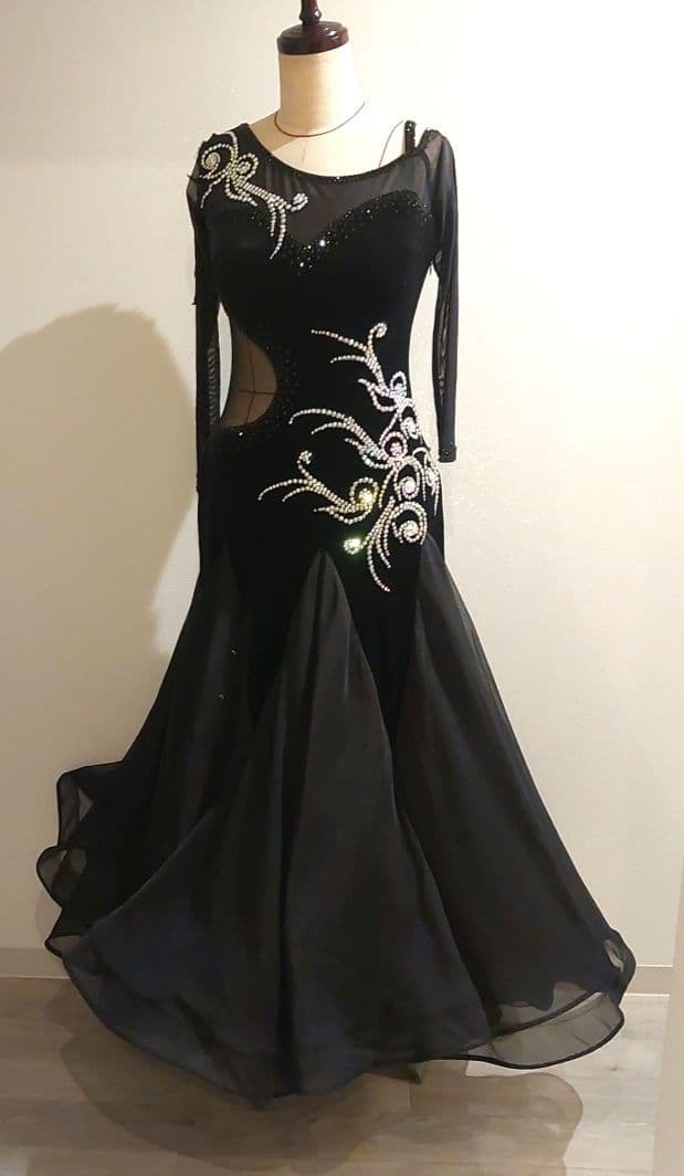 社交ダンスドレス　美品ドレス　スタンダードドレス　ボールルーム