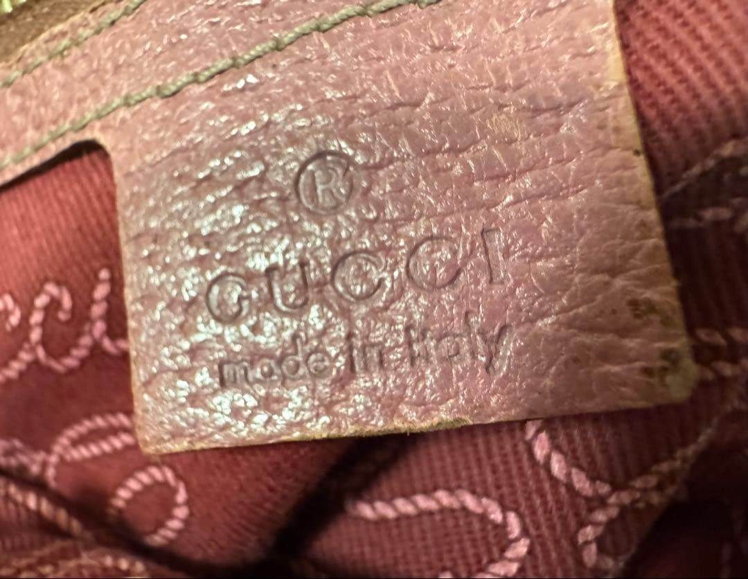 GUCCI GGパターン トートバッグ 153009 ベージュ ピンク　A4収納