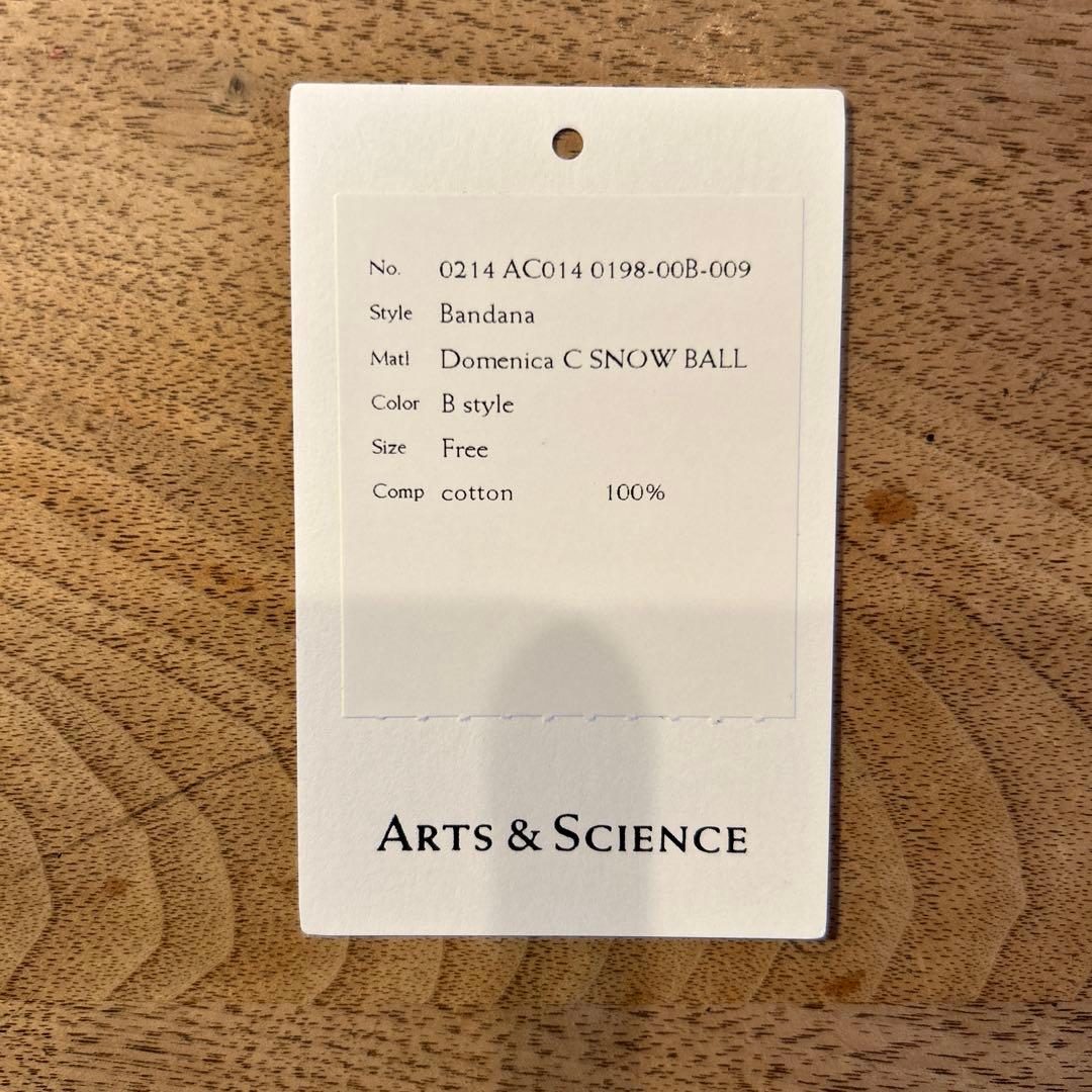 ARTS & SCIENCE スカーフ