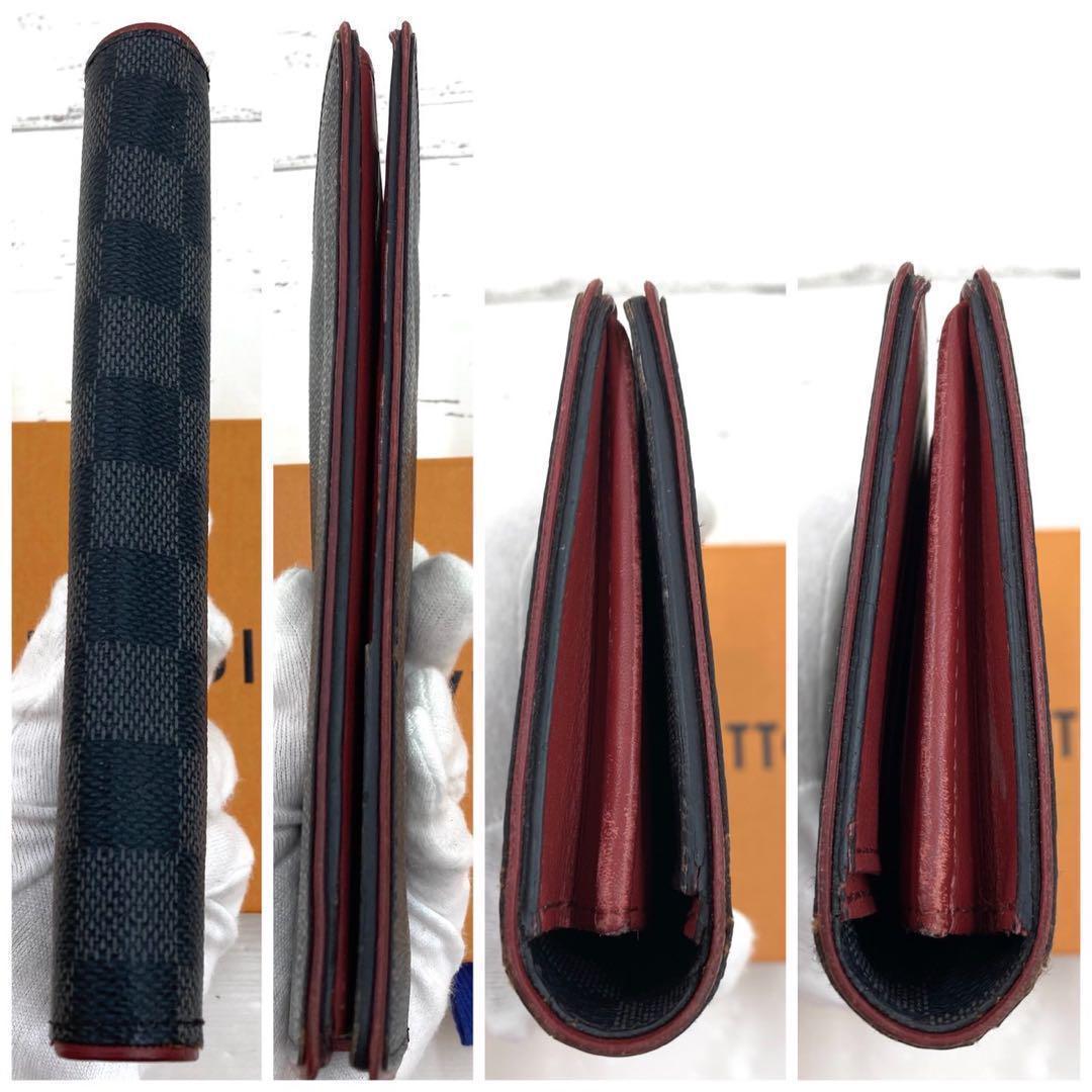 【新型レア】ルイヴィトン ポルトフォイユブラザNM ダミエ N63254 長財布