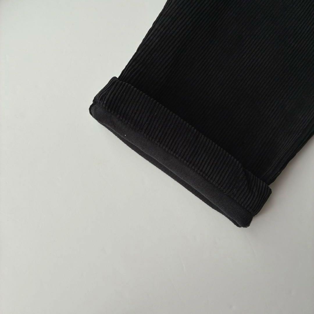 美品 90sポロ ラルフローレン Andrew 黒 太畝 コーデュロイW32