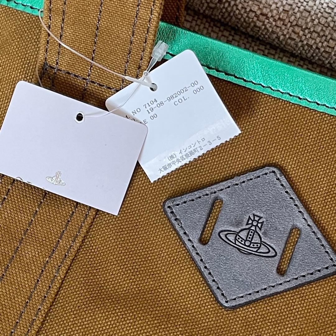 新品 Vivienne Westwood ヴィヴィアントートバッグ ブラウン