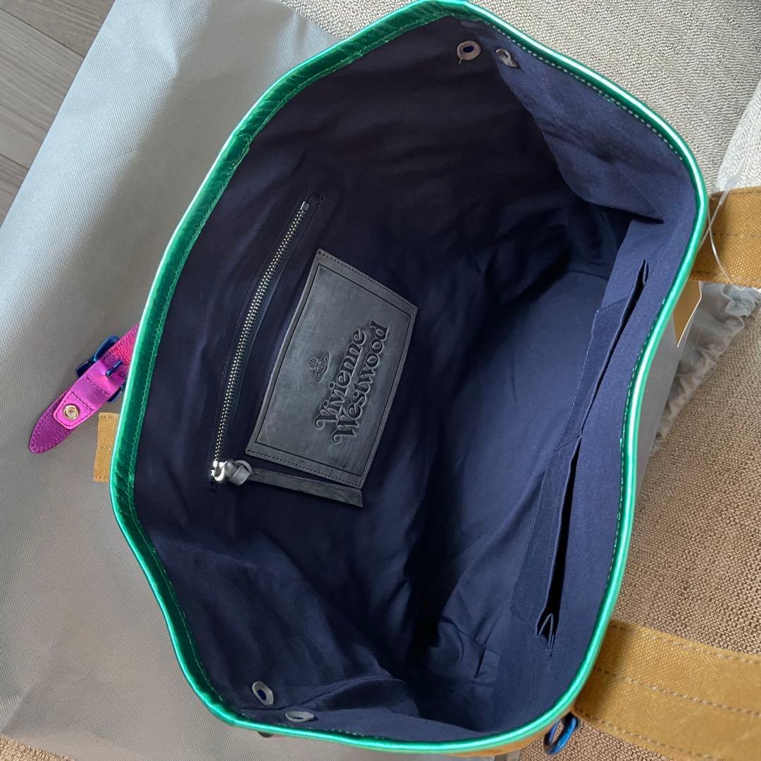 新品 Vivienne Westwood ヴィヴィアントートバッグ ブラウン