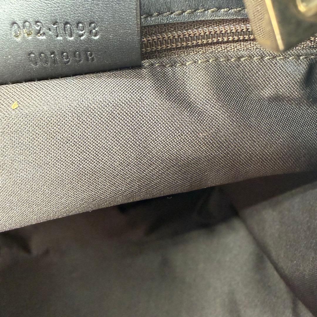 グッチ　トートバッグ　GGキャンバス　ベージュ