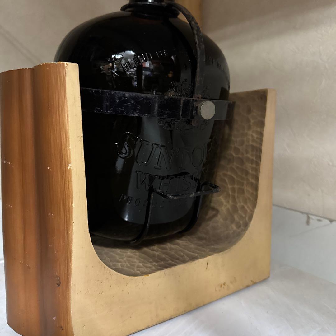 Suntory Whisky 浮世絵彫刻 陶器ボトル