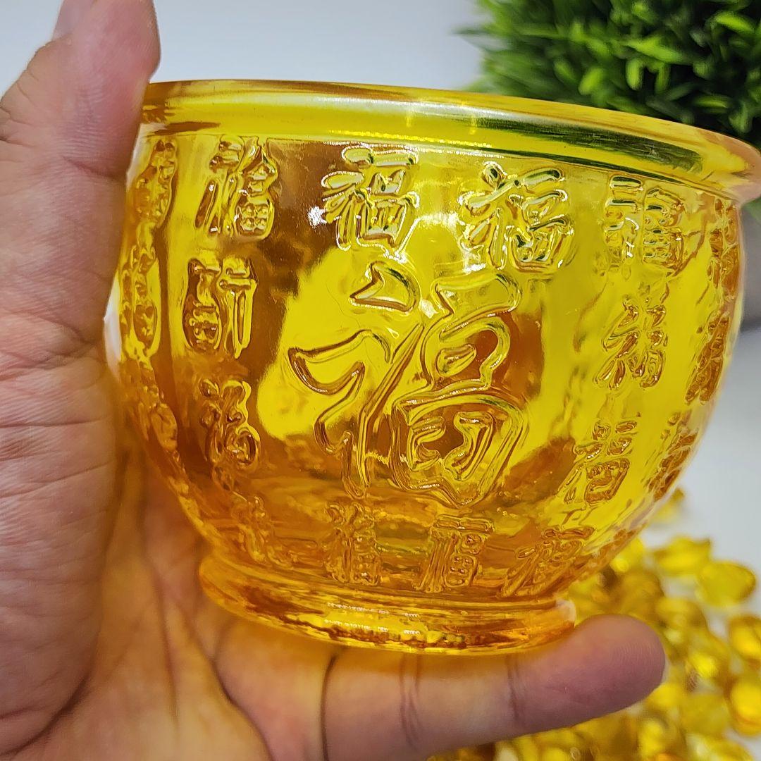 瑠璃ガラス製 元宝 風水グッズ 開運・金運アップ スピリチュアルアイテム