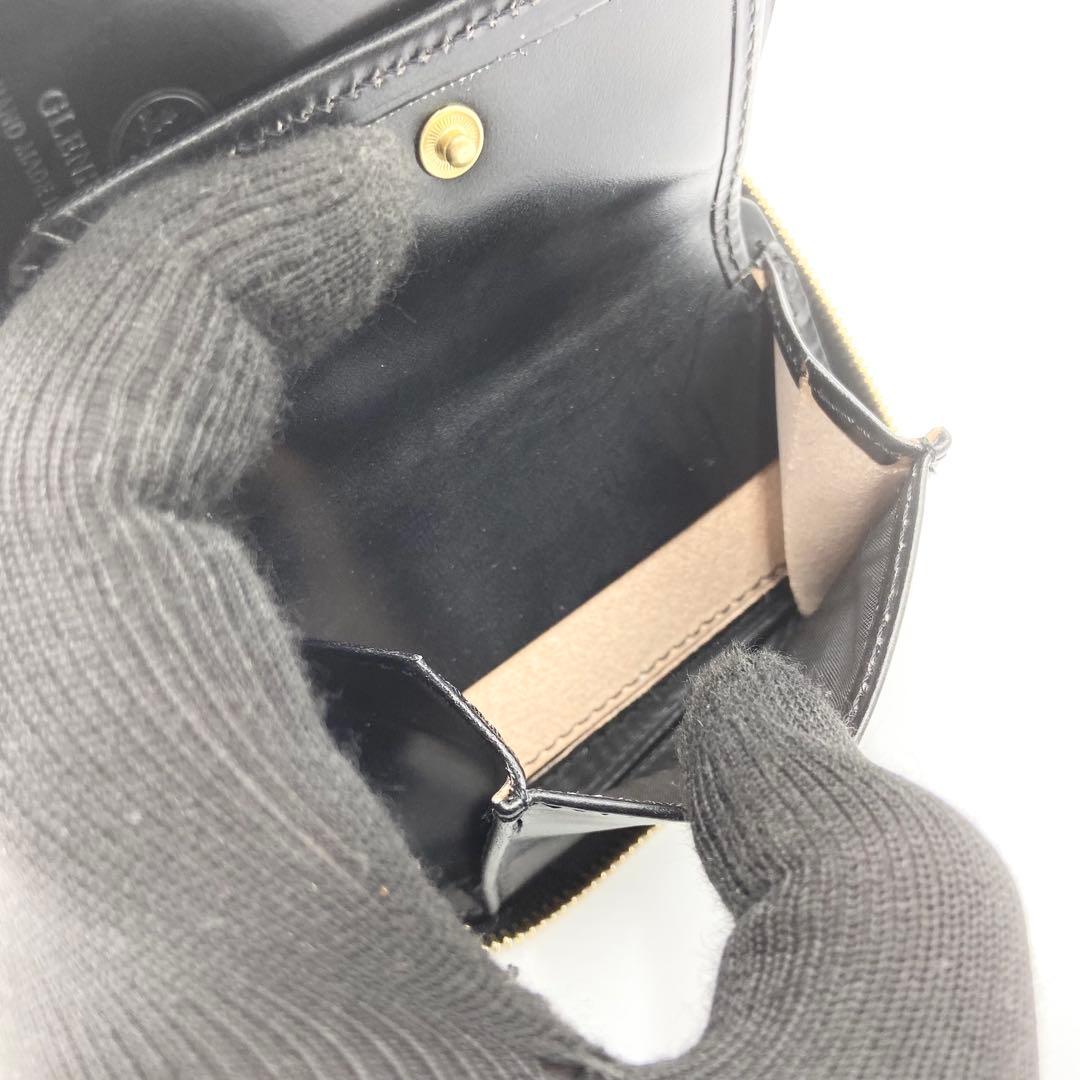極美品　グレンロイヤル　SMALL ZIP WALLET レザー　黒