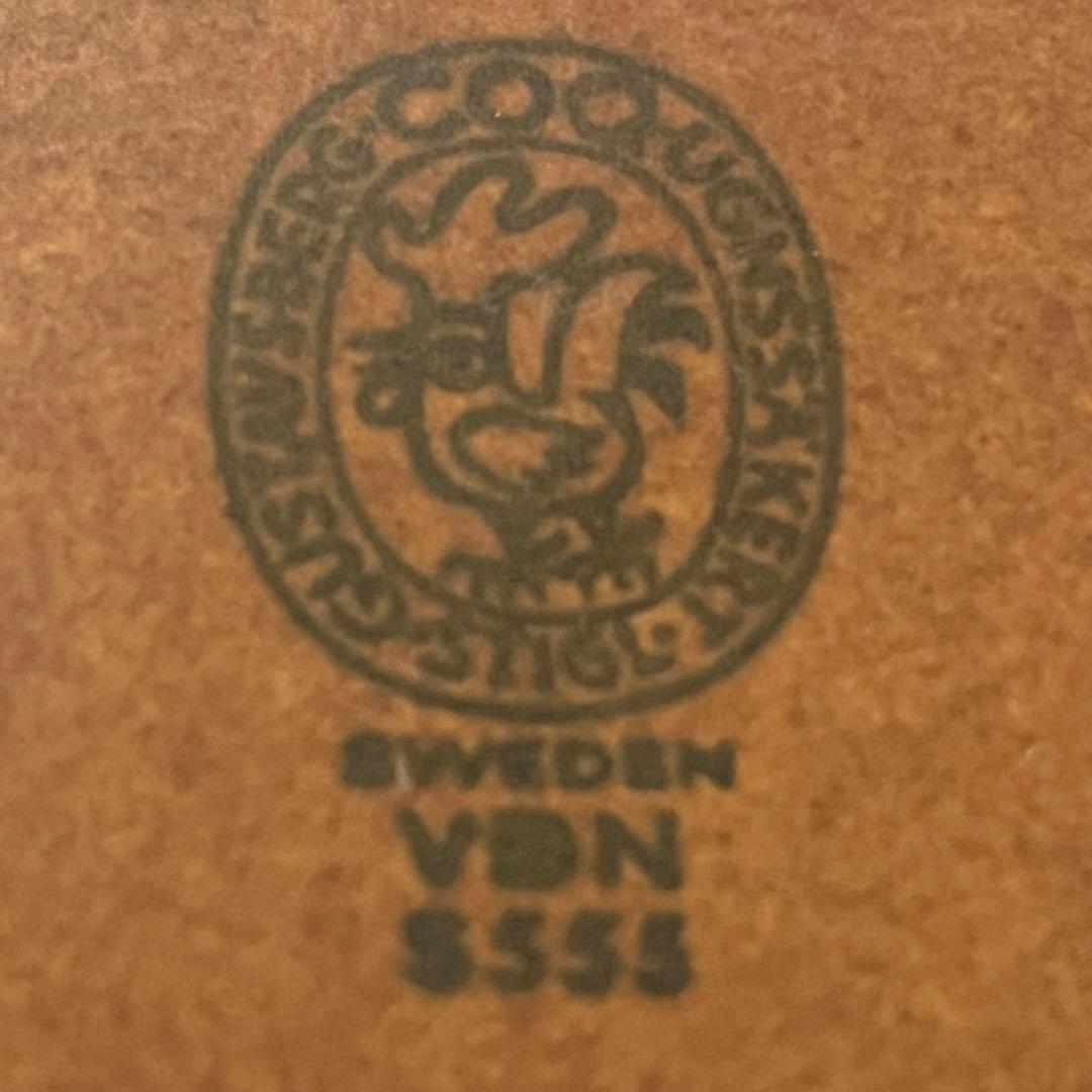 【美品】スウェーデン製　グスタフスベリ★Coq★ディナー皿　3枚