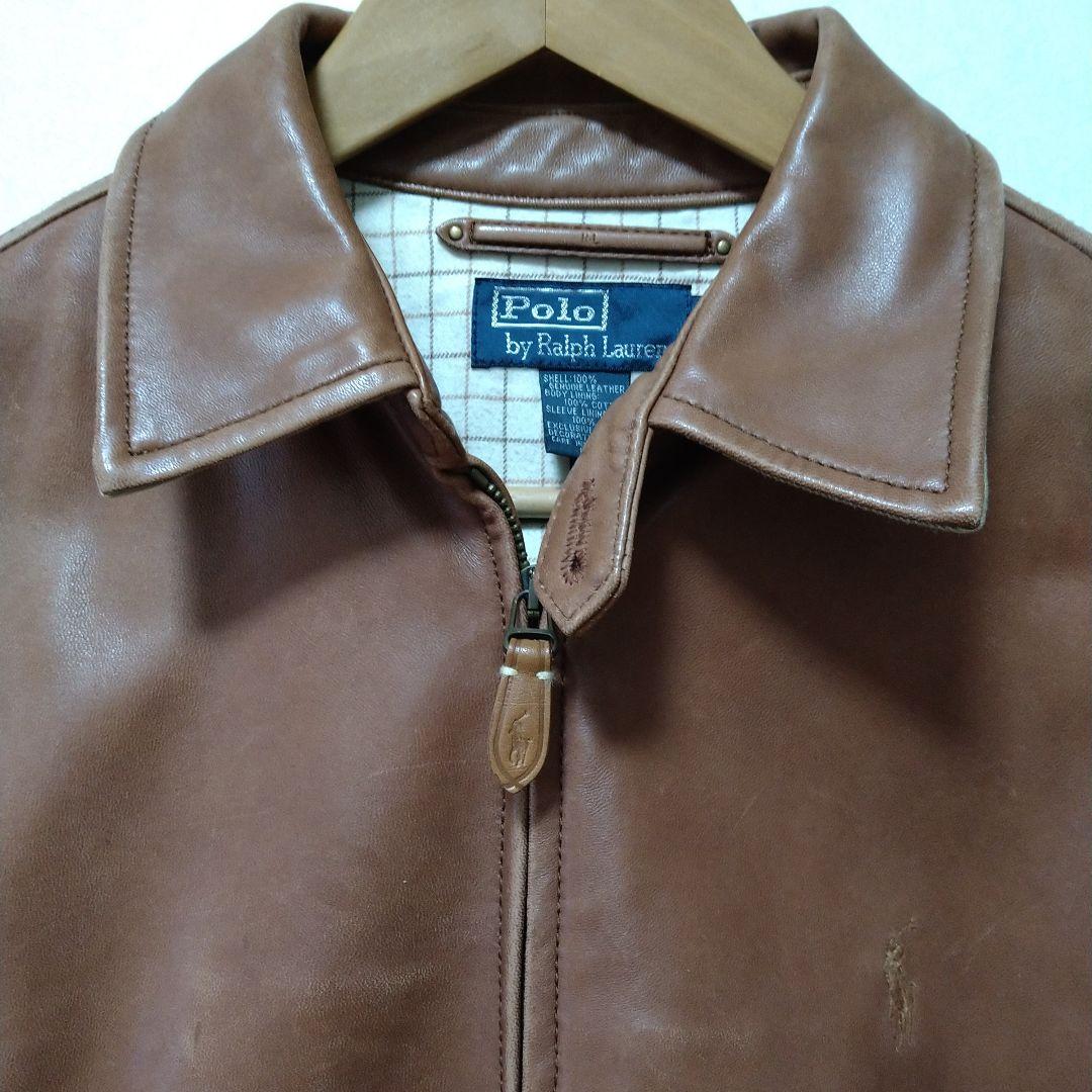 ラルフローレン　ラムレザージャケット