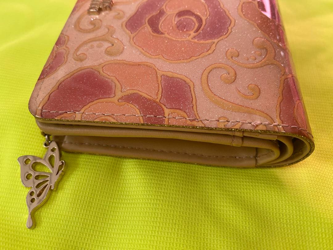 アナスイ　マジカルローズ　二つ折り財布 ピンク