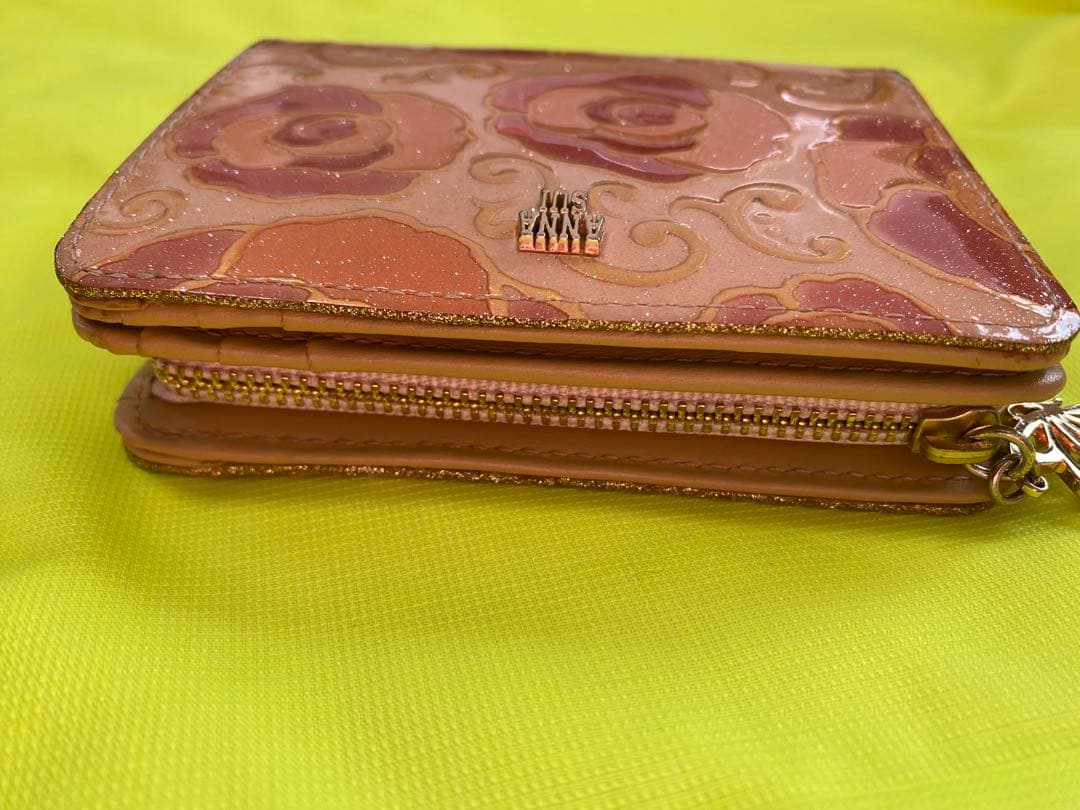 アナスイ　マジカルローズ　二つ折り財布 ピンク