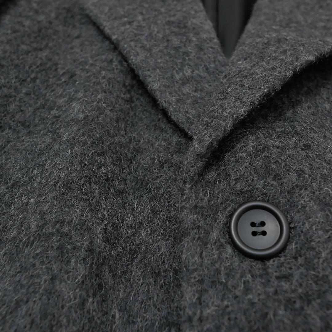 美品【ポールスミス】アルパカ100% チェスターコート L グレー 日本製