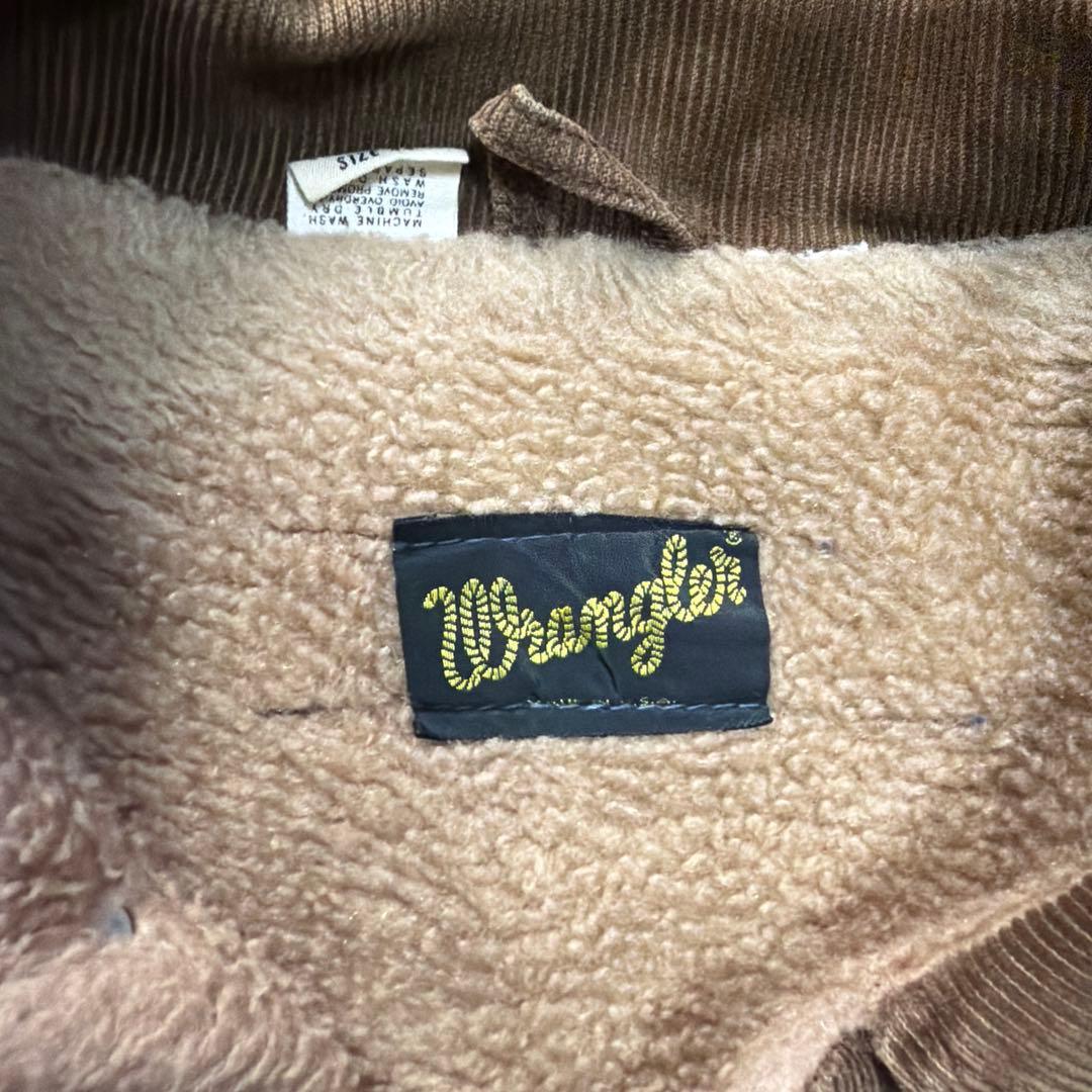 Wrangler コーデュロイジャケット ブラウン 短丈