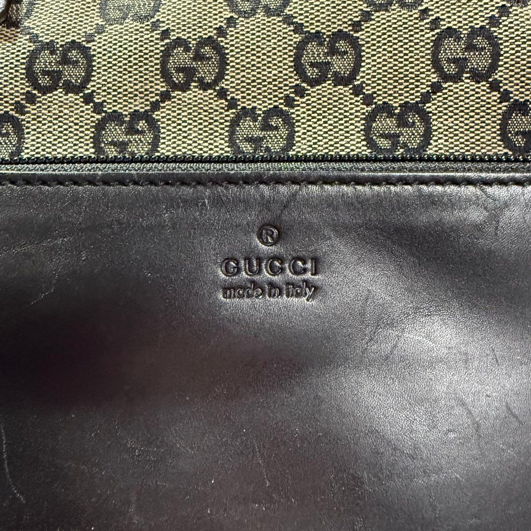 グッチ GGキャンバス トートバッグ ネイビー A4可 メンズ レディース