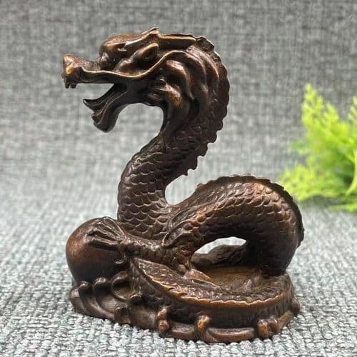 銅器 十二支 茶台茶寵 文鎮 書斎 博古架 装飾品 工芸品 置物