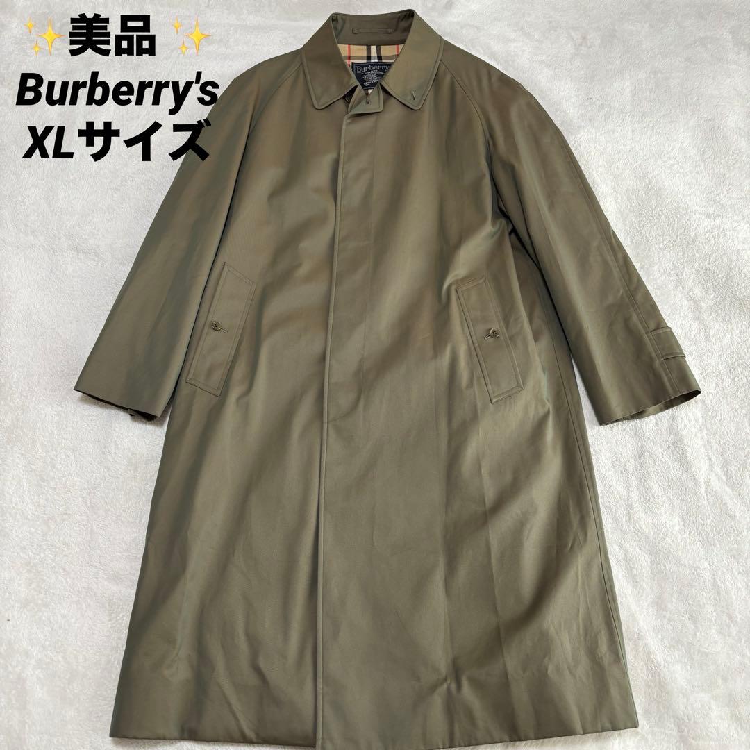 ✨️美品 Burberry's バーバリーズ ステンカラーコート カーキ XL